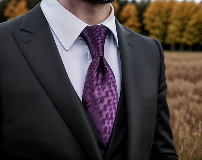 Shlax & Wing C11 Purple Solid Silk Mens Necktie Tie Wedding Classic Ties For Male Dress Accessory Hanky Extra Long Size