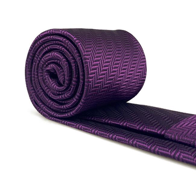 Shlax & Wing C11 Purple Solid Silk Mens Necktie Tie Wedding Classic Ties For Male Dress Accessory Hanky Extra Long Size