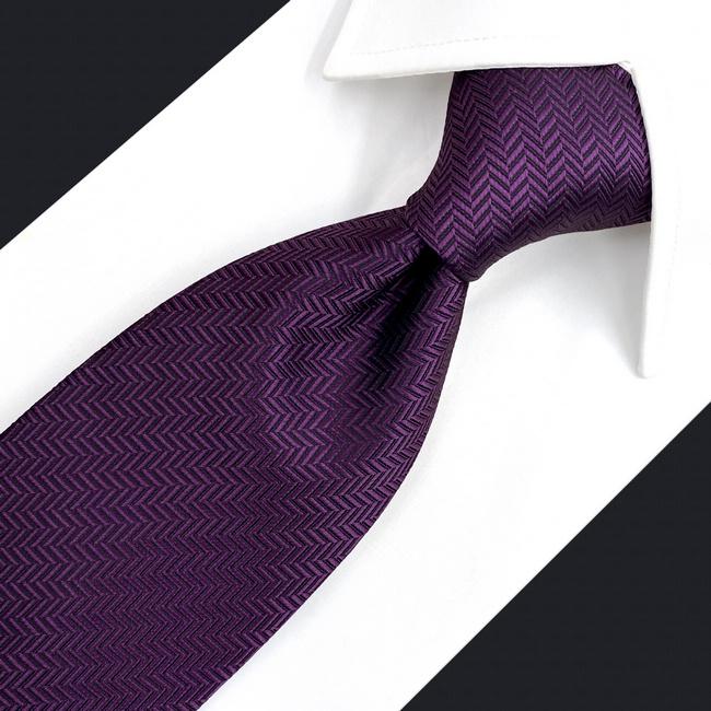 Shlax & Wing C11 Purple Solid Silk Mens Necktie Tie Wedding Classic Ties For Male Dress Accessory Hanky Extra Long Size