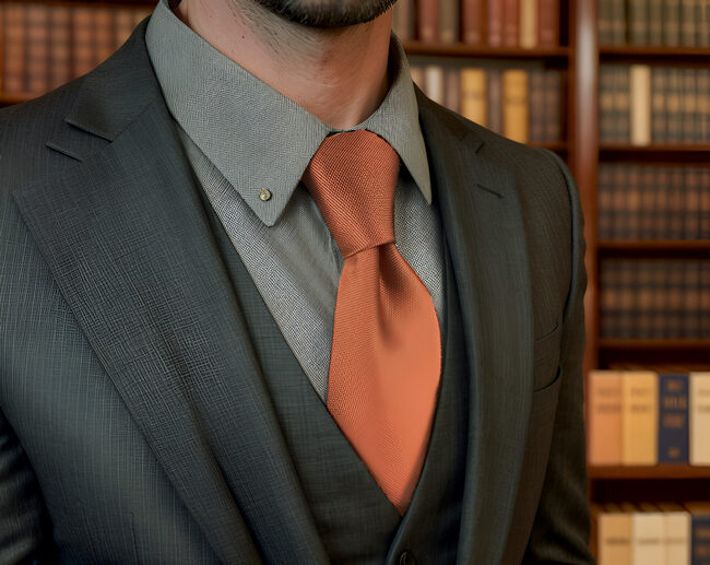 Shlax & Wing C16 Solid Orange Mens Necktie Tie Fashion Wedding Brand New Extra Long Size Ties For Male