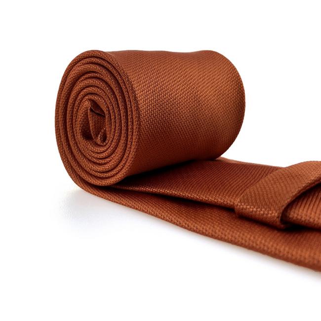 Shlax & Wing C16 Solid Orange Mens Necktie Tie Fashion Wedding Brand New Extra Long Size Ties For Male