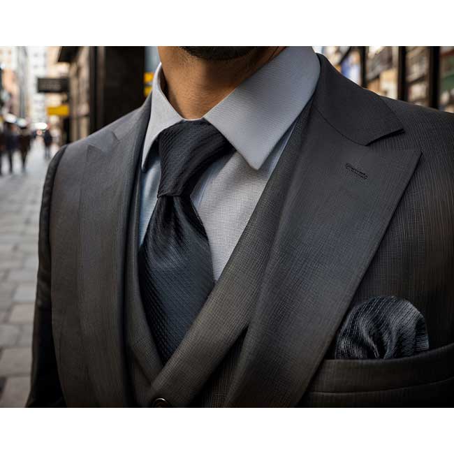 shlax & wing C28 Silk Black Solid Mens Necktie Fashion Wedding Acceossories Hanky Brand New extra long size Ties for male