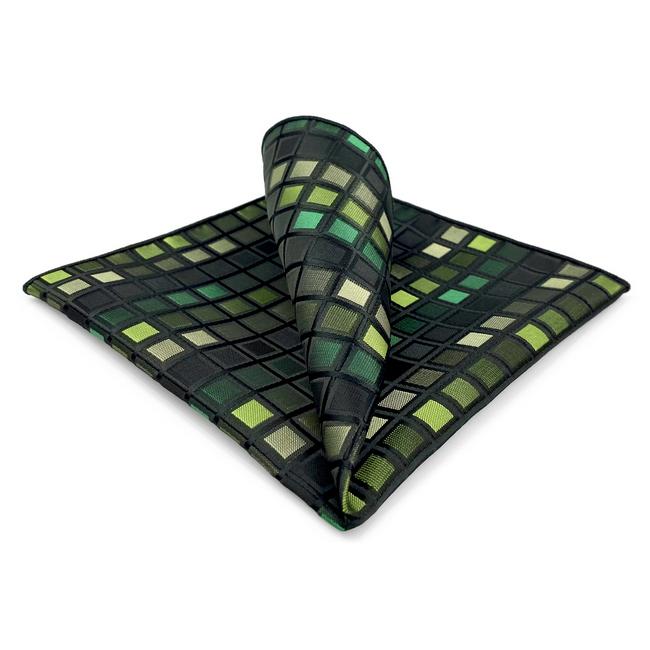 shlax & wing CH2 Green Black Checkes Silk Mens Pocket Square Classic Fashion Hanky Dress Wedding Handkerchief shlax & wing CH2 Green Black Checkes Silk Mens Pocket Square Classic Fashion Hanky Dress Wedding Handkerchief