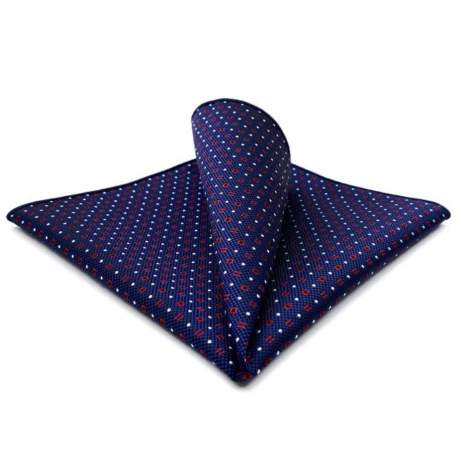 shlax & wing CH24 Navy Red White Dots Mens Pocket Square Silk Wedding Classic Handkerchief Brand New Accessory Hanky shlax & wing CH24 Navy Red White Dots Mens Pocket Square Silk Wedding Classic Handkerchief Brand New Accessory Hanky