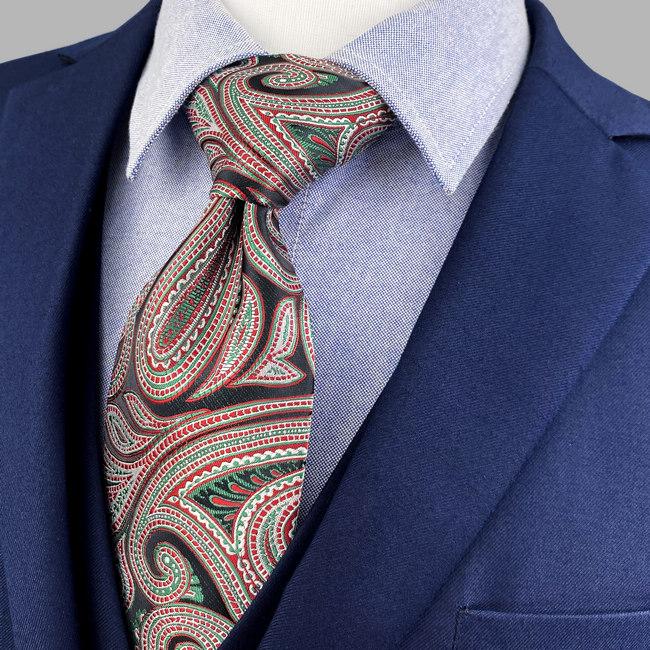 Shlax & Wing D8 Paisley Multicolor Mens Necktie Silk Wedding Classic Extra Long Size 63″ Brand New Fashion Ties For Male Hanky