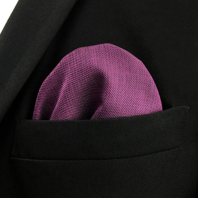 Shlax & Wing DH11 Purple Solid Mens Pocket Square Silk Wedding Fashion Handkerchief Novelty Groom Dress Hanky