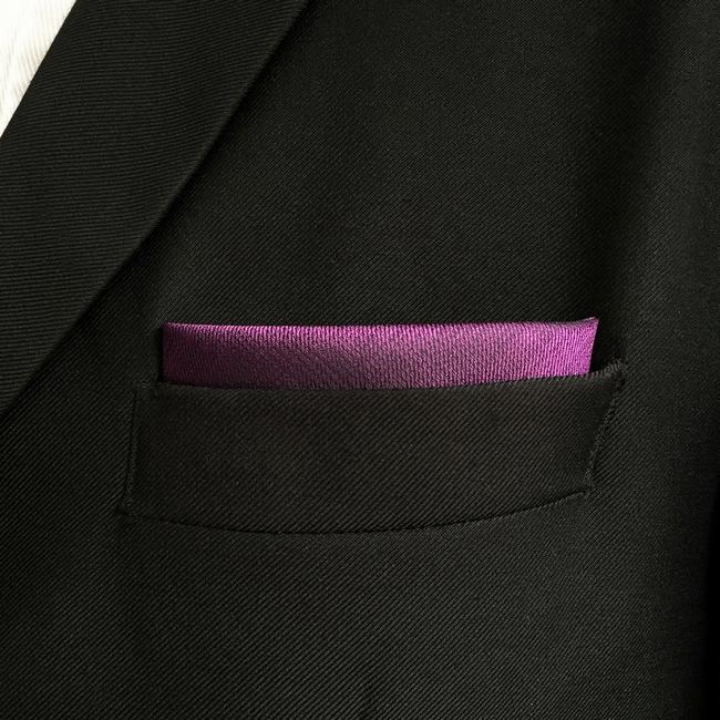 Shlax & Wing DH11 Purple Solid Mens Pocket Square Silk Wedding Fashion Handkerchief Novelty Groom Dress Hanky