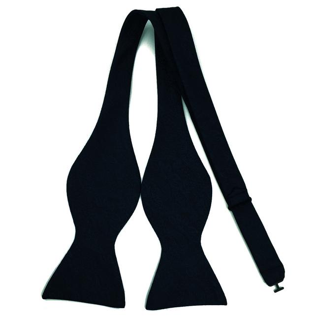 Shlax & Wing E14 Navy Abstract Silk Mens Bowtie Fashion Ajustable Self Bow Tie Pocket Square Set Wedding Hanky