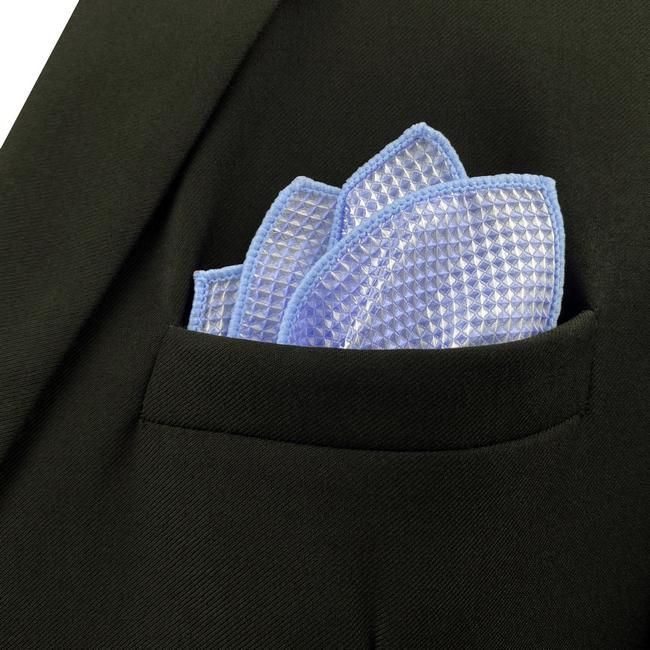 Shlax & Wing EH25 Lavender Solid Purple Silk Mens Pocket Square Wedding Fashion Handkerchief Novelty Dress Hanky