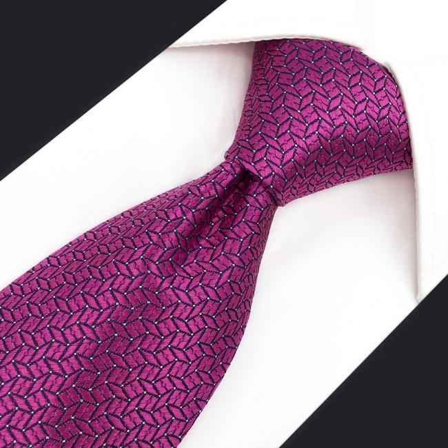 Shlax & Wing F11 Pink Geometric Neckties For Men Hanky Set Wedding Fashion Xlong Gift Silk
