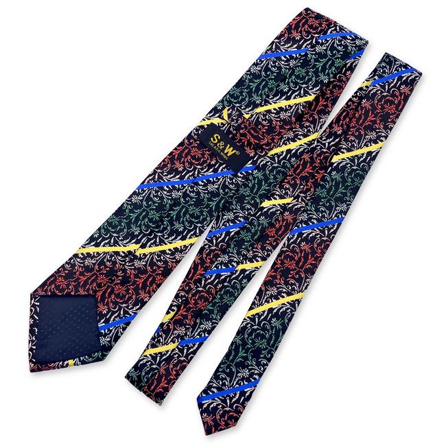 Shlax & Wing F28 Abstract Multicolor Mens Neckties Set Fashion Silk Extra Long Size Groom