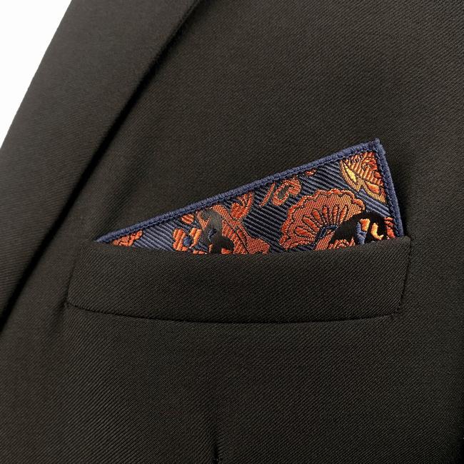 Shlax & Wing FH12 Multicolor Geometric Mens Pocket Square Classic Fashion Handkerchief Acceossories Wedding
