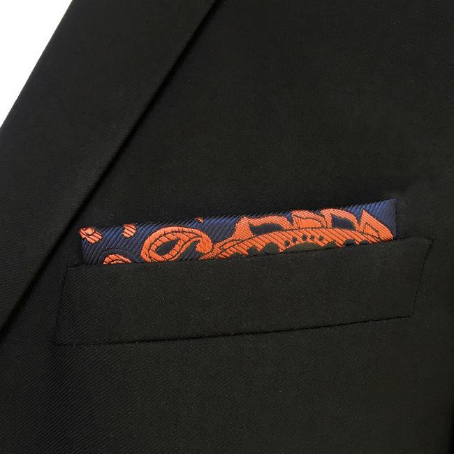 Shlax & Wing FH12 Multicolor Geometric Mens Pocket Square Classic Fashion Handkerchief Acceossories Wedding