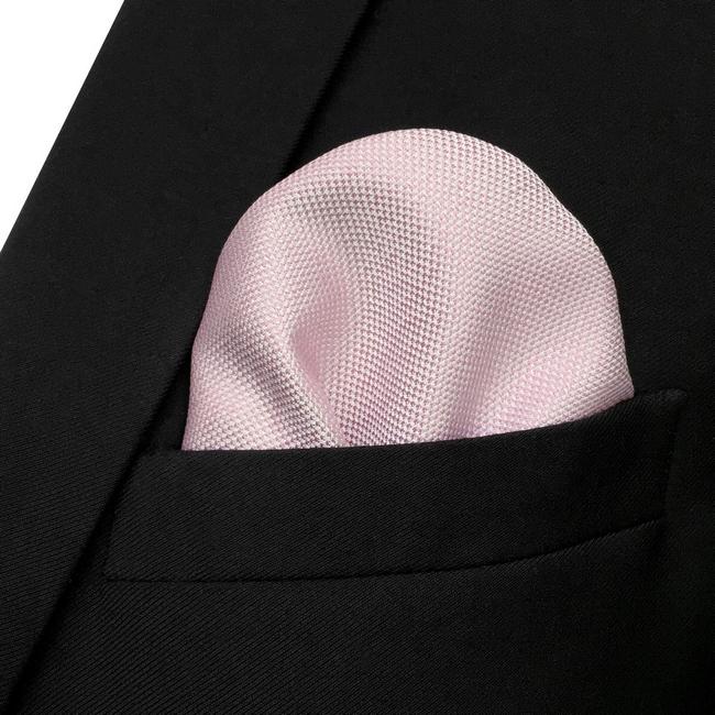 Shlax & Wing FH8 Baby Pink Solid Silk Mens Pocket Square Wedding Brand New Handkerchief Classic Fashion Hanky