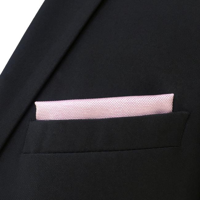 Shlax & Wing FH8 Baby Pink Solid Silk Mens Pocket Square Wedding Brand New Handkerchief Classic Fashion Hanky