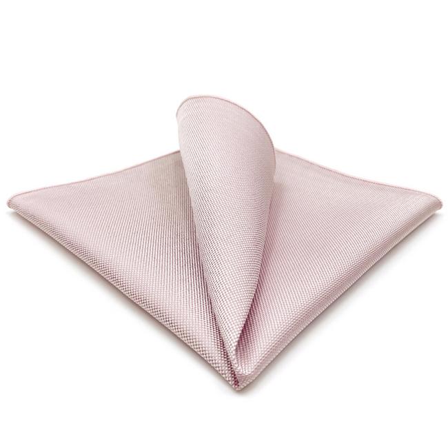 shlax & wing FH8 Baby pink Solid Silk Mens Pocket Square Wedding Brand New Handkerchief Classic Fashion Hanky