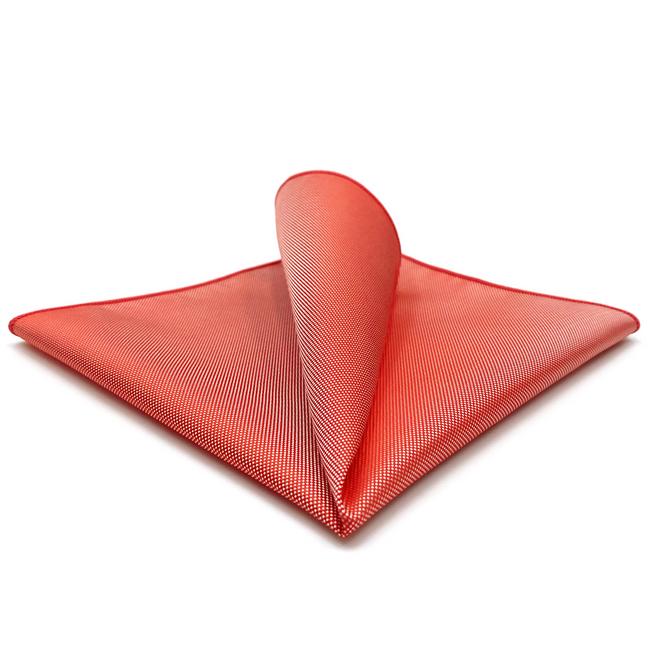 shlax & wing HH33 Red Solid Silk Mens Pocket Square Wedding Classic Handkerchief Dress Fashion Hanky