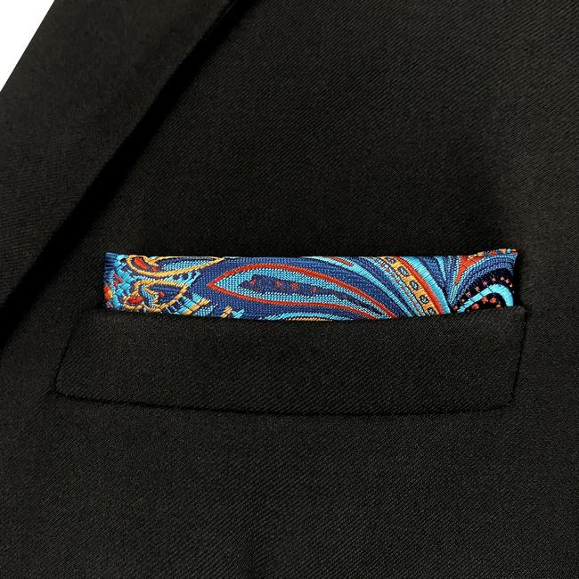 Shlax & Wing JH13 Multicolor Paisley Mens Pocket Square Party Fashion Hanky Wedding Gift