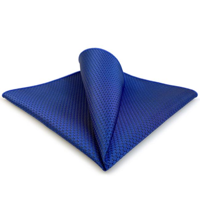 shlax & wing JH25 Blue Solid Mens Pocket Square Fashion Business Hanky Classic Party Handkerchief Groom Dress