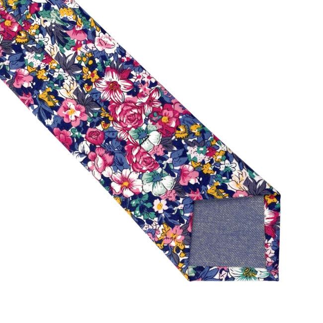 Shlax & Wing Men’s Skinny Necktie Multicolor Floral Fashion Cotton 6cm Gift Wedding Party Casual Gravatas