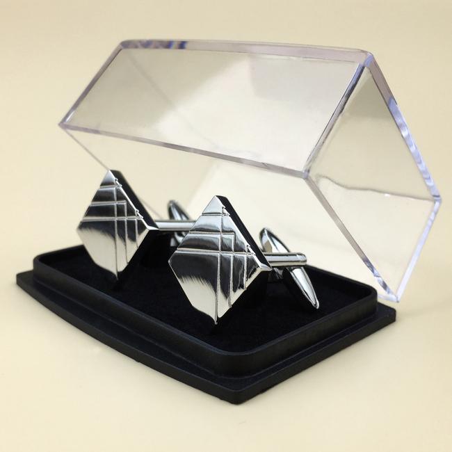 Shlax & Wing Square Polished Cufflinks For Men Cuff Links New Classic 74