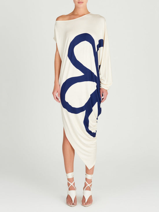 Silvia Tcherassi Giardini Tunic Neutral Bloom