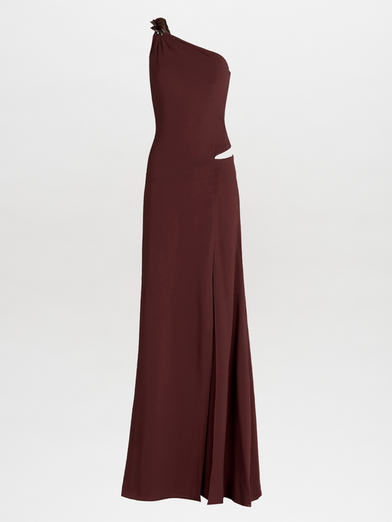 silvia tcherassi Nix Dress Brown