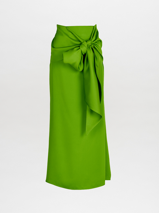 silvia tcherassi Trento Skirt Lime