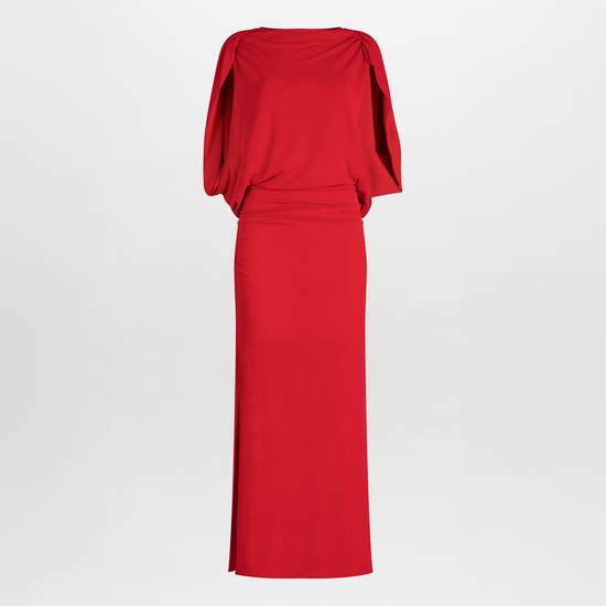 silvia tcherassi Vestido Harriet Rouge