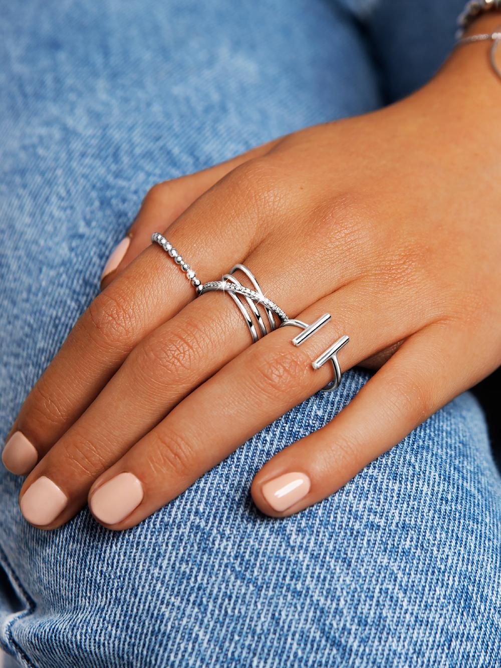 Singularu Anillo Comete Plata