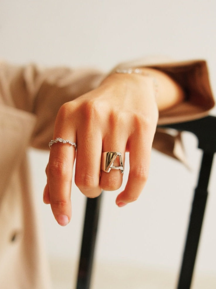 Singularu Anillo Estellar Plata