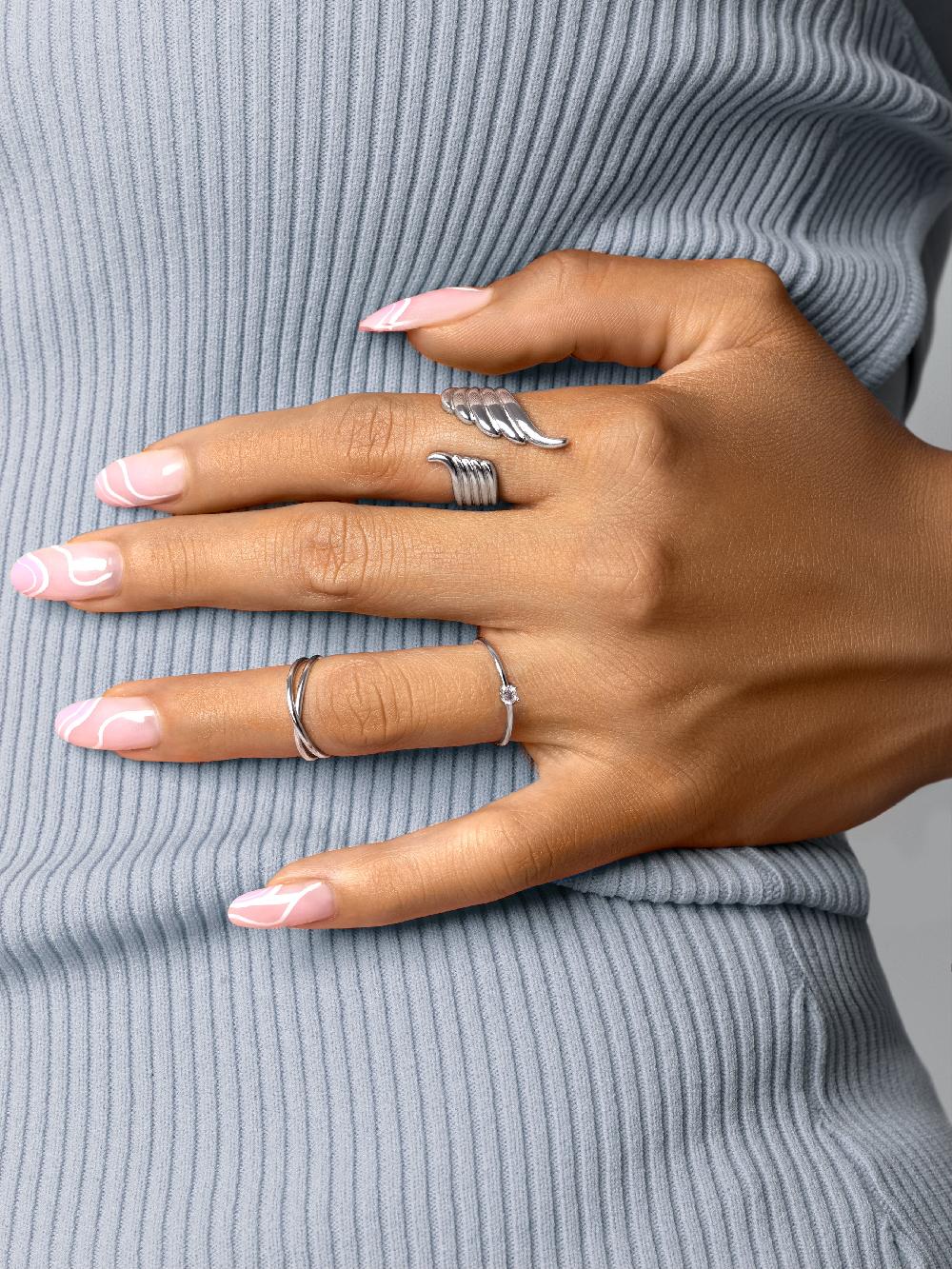 Singularu Anillo Single Spark Plata