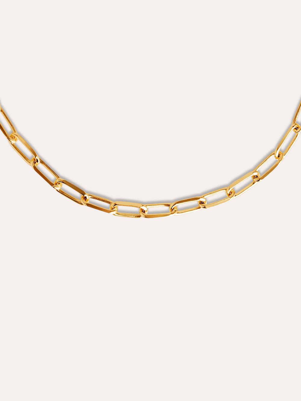 singularu Collar Chic Acero Baño Oro