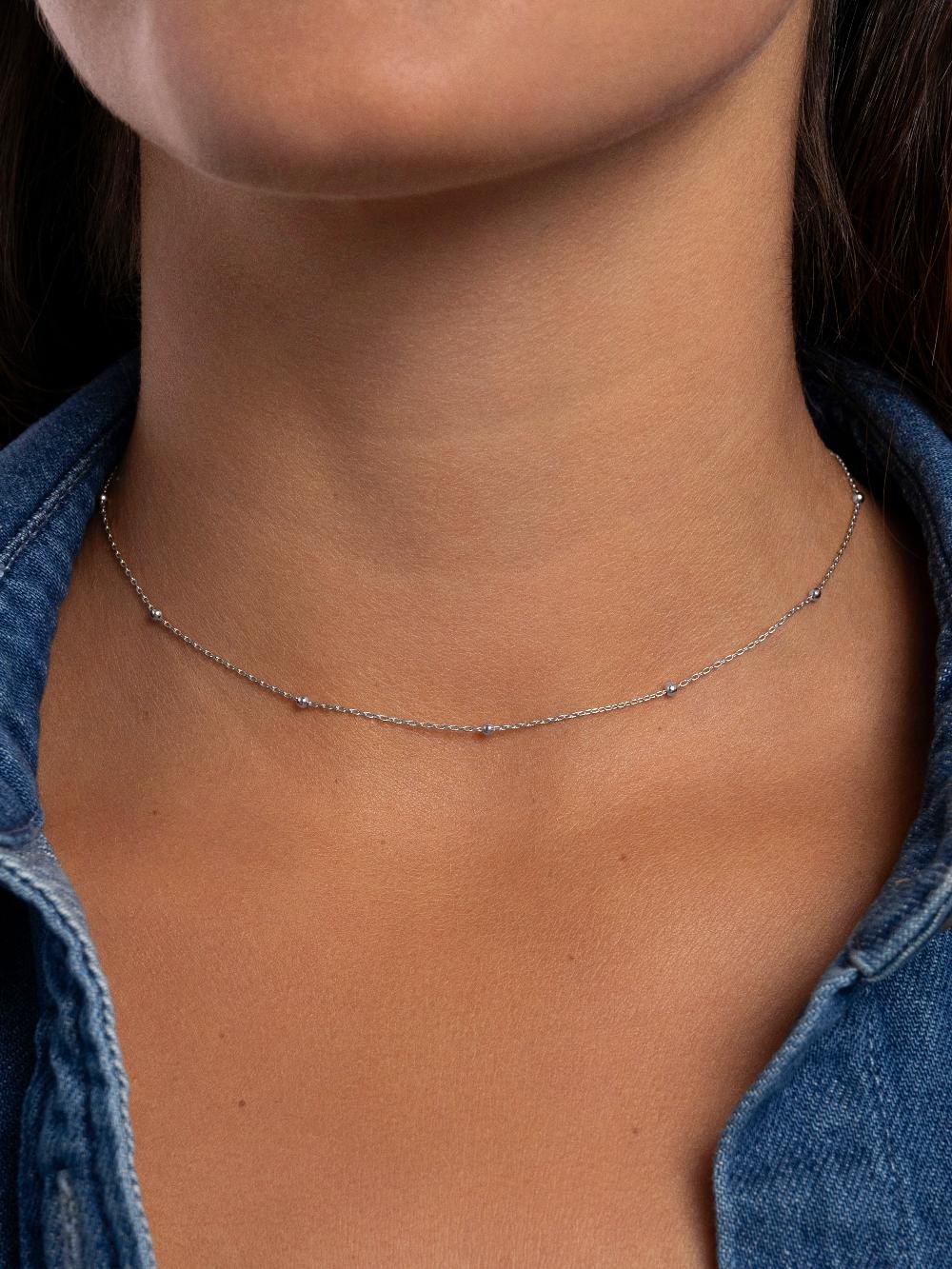 Singularu Collar Dots Plata