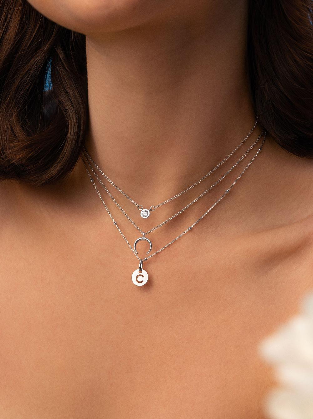 Singularu Collar Mini Medallion Plata