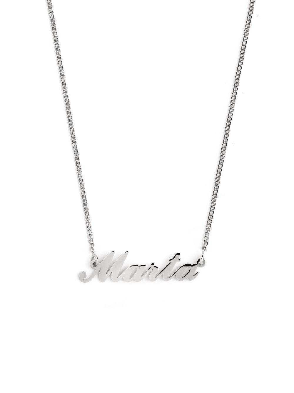 Singularu Collar Personalizado Carrie Plata