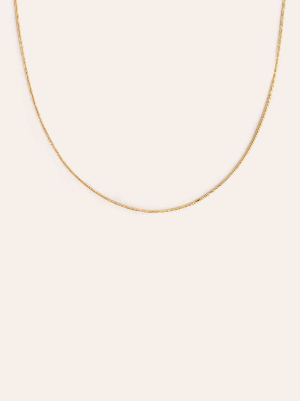 Singularu Collar Tail Acero Baño Oro