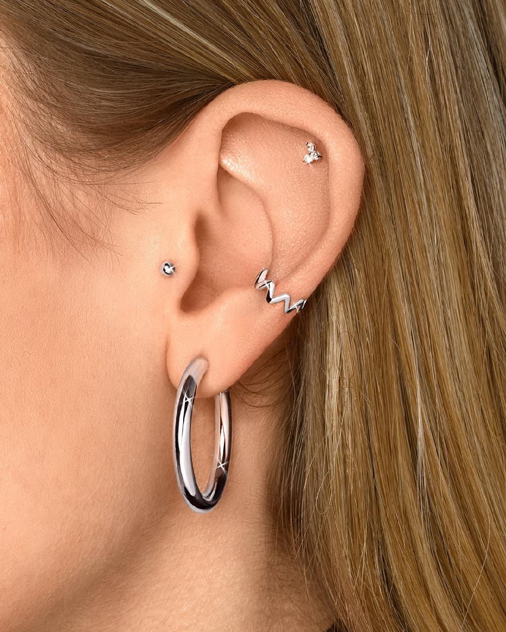 Singularu Pendiente Suelto Trébol Plata