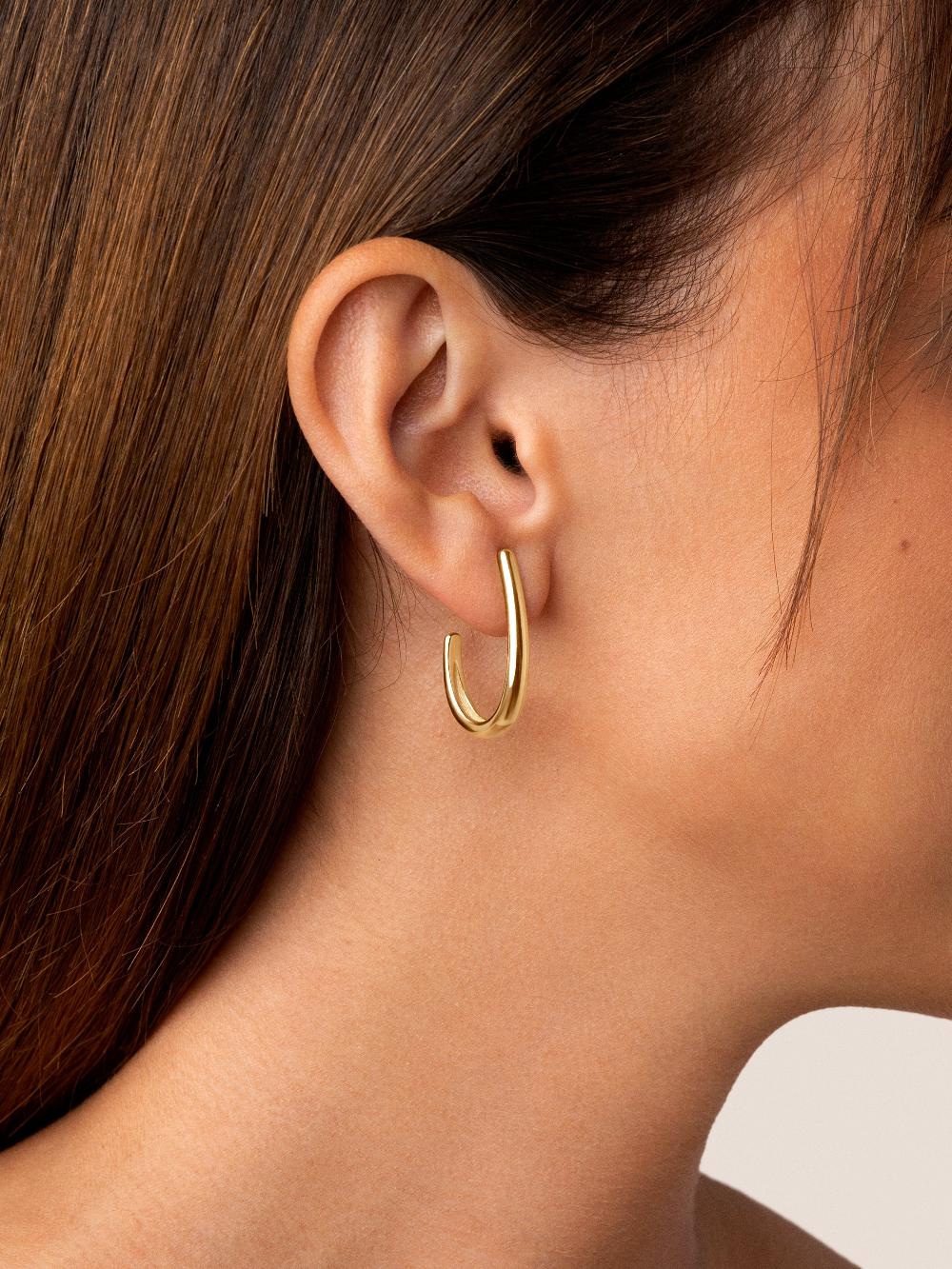 Singularu Pendientes Aro Aby Baño Oro