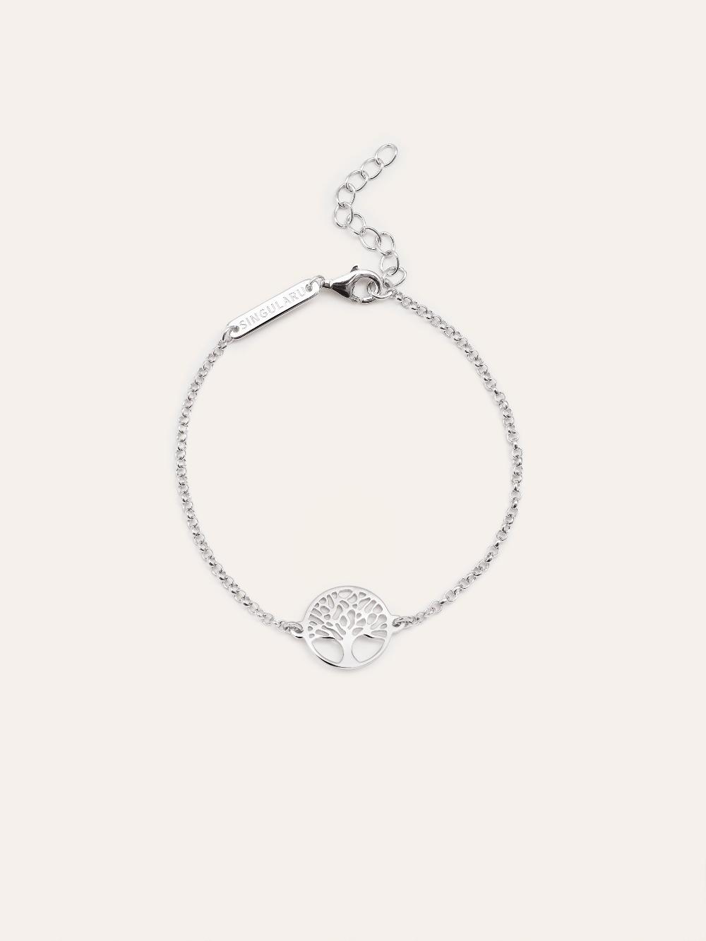 singularu Pulsera Árbol de la Vida Plata