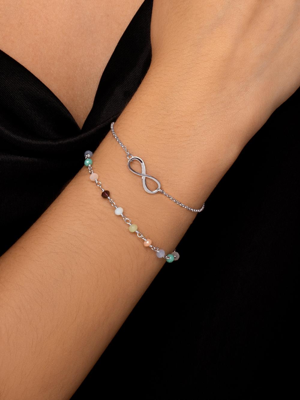 Singularu Pulsera Crystals Colors Plata