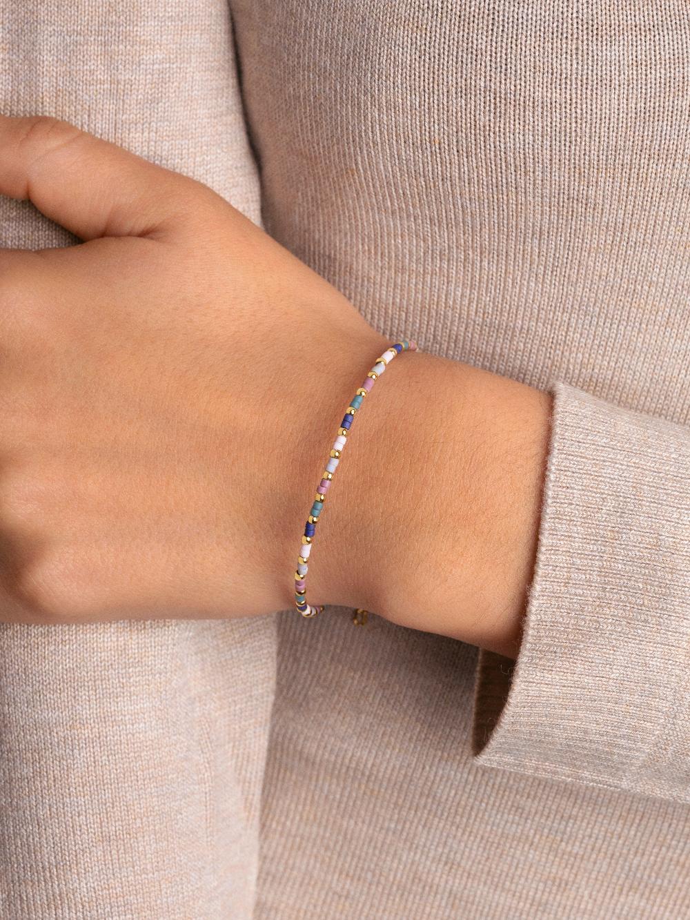 Singularu Pulsera Polar Colors Acero Baño Oro