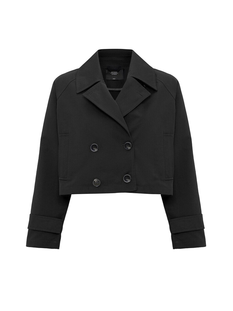 sinned x about you Abrigo de entretiempo 'Angela' Antioch en Negro