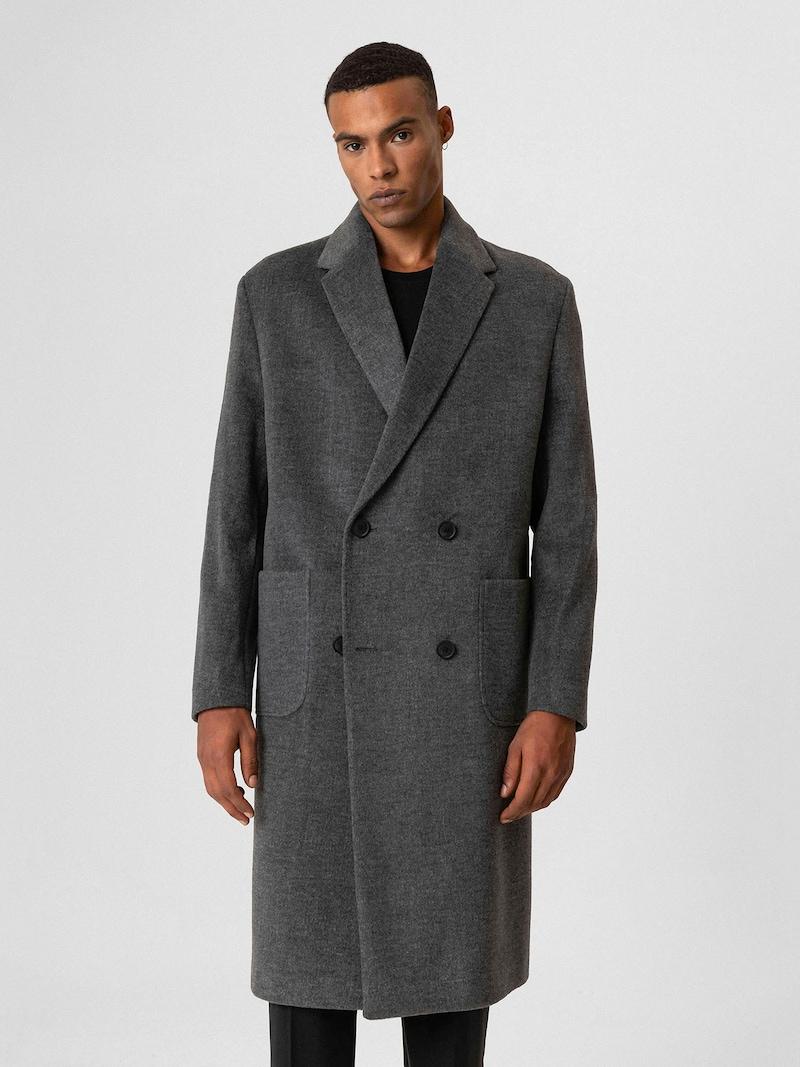 Sinned X About You Abrigo De Entretiempo Antioch En Gris