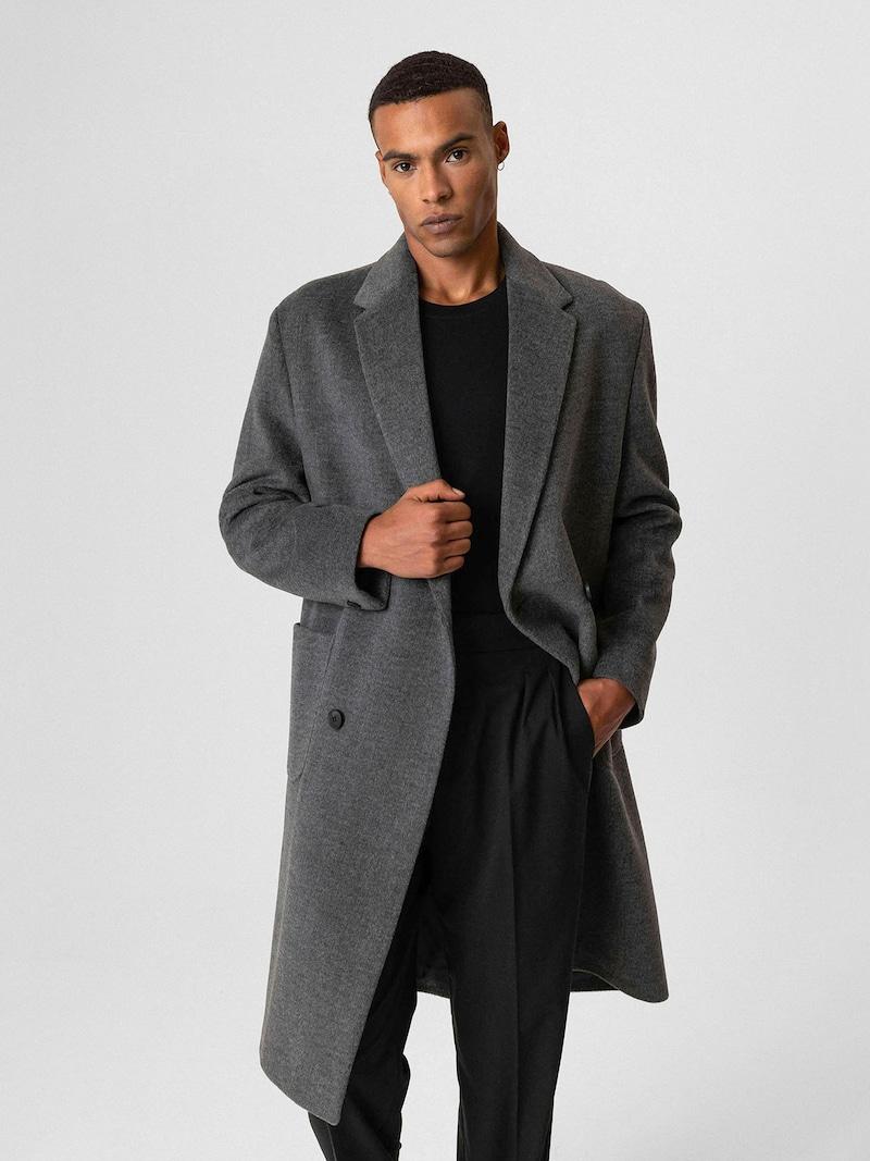 Sinned X About You Abrigo De Entretiempo Antioch En Gris