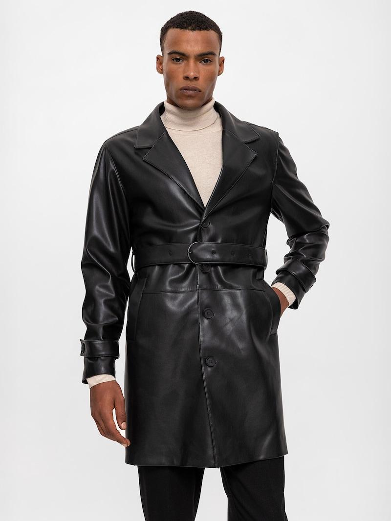 Sinned X About You Abrigo De Entretiempo Antioch En Negro