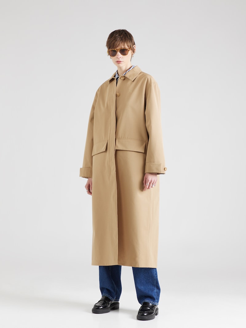 Sinned X About You Abrigo De Entretiempo Calvin Klein Jeans En Beige Oscuro