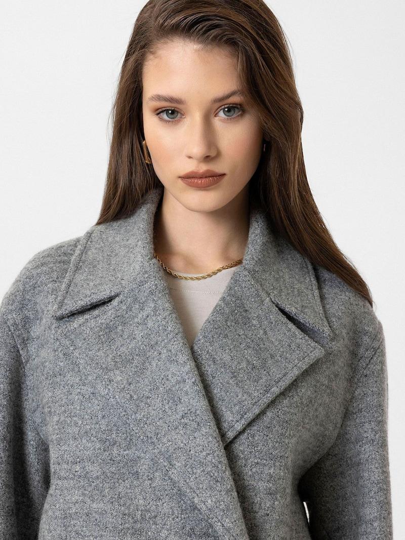 Sinned X About You Abrigo De Entretiempo 'Dalila' Antioch En Gris Moteado