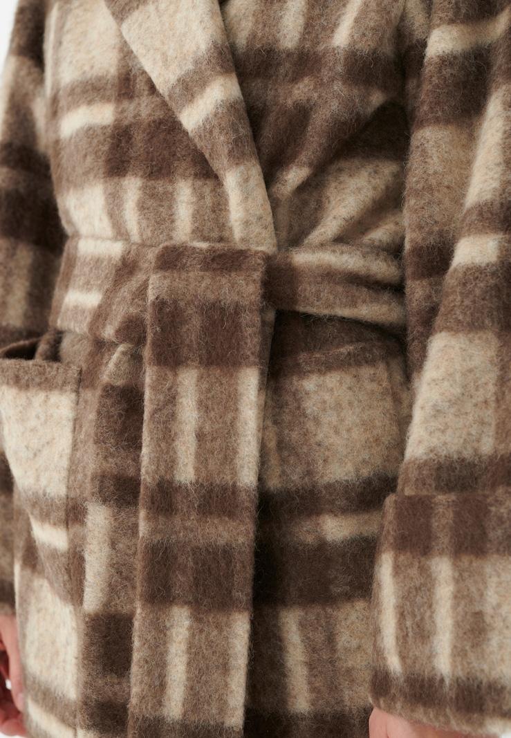 Sinned X About You Abrigo De Entretiempo Dea Kudibal En Marrón Marrón Oscuro