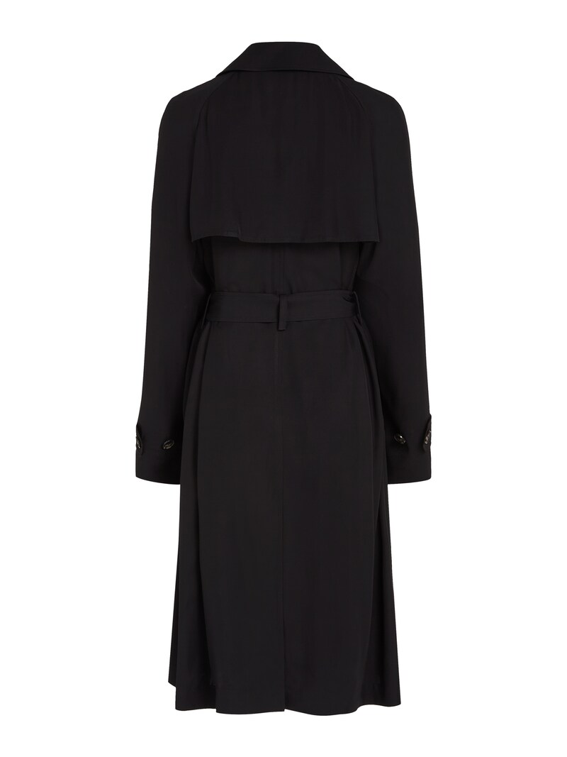 Sinned X About You Abrigo De Entretiempo 'ESSENTIAL FLUID TRENCH' TOMMY HILFIGER En Negro